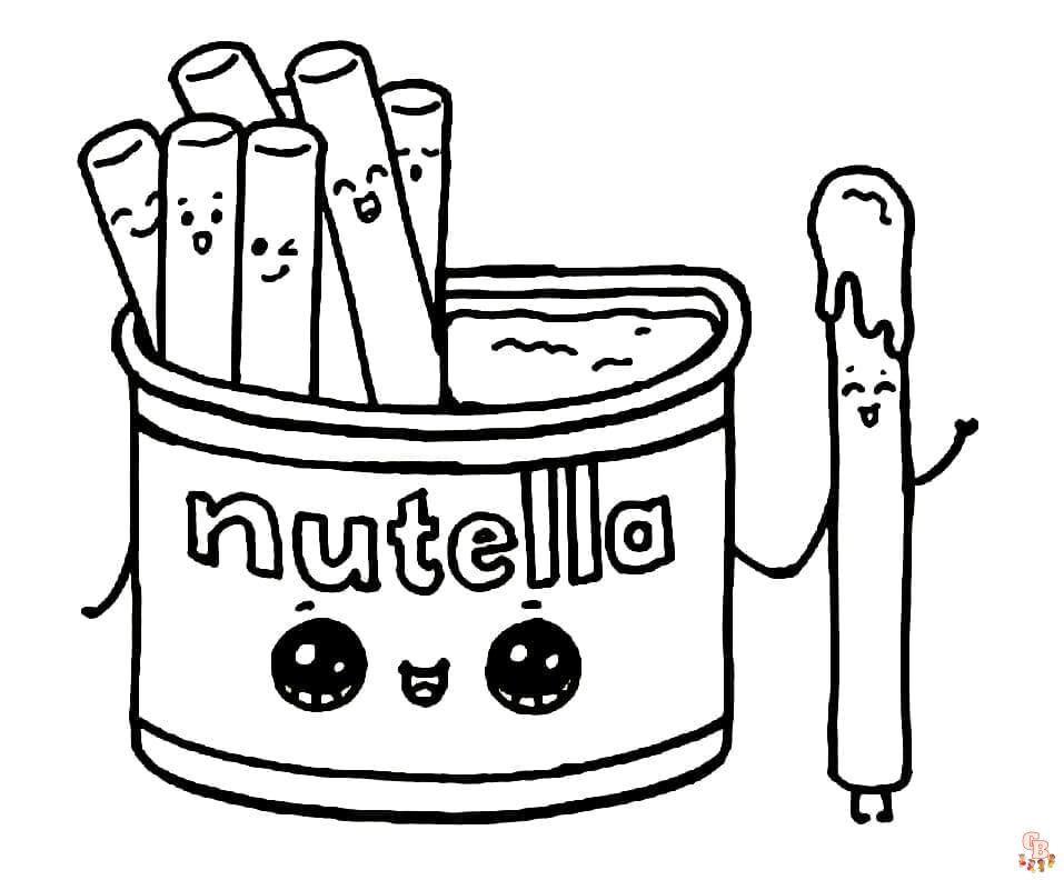 Disegni Da Colorare Di Cibo Kawaii Stampabili Gratuiti Per Bambini