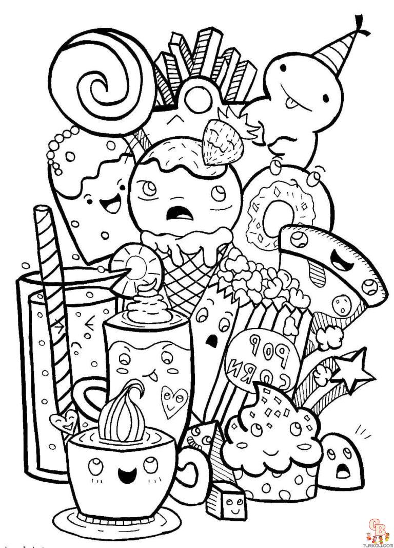 Coloriages Kawaii Imprimer Gratuitement Pour Les Enfants The Best