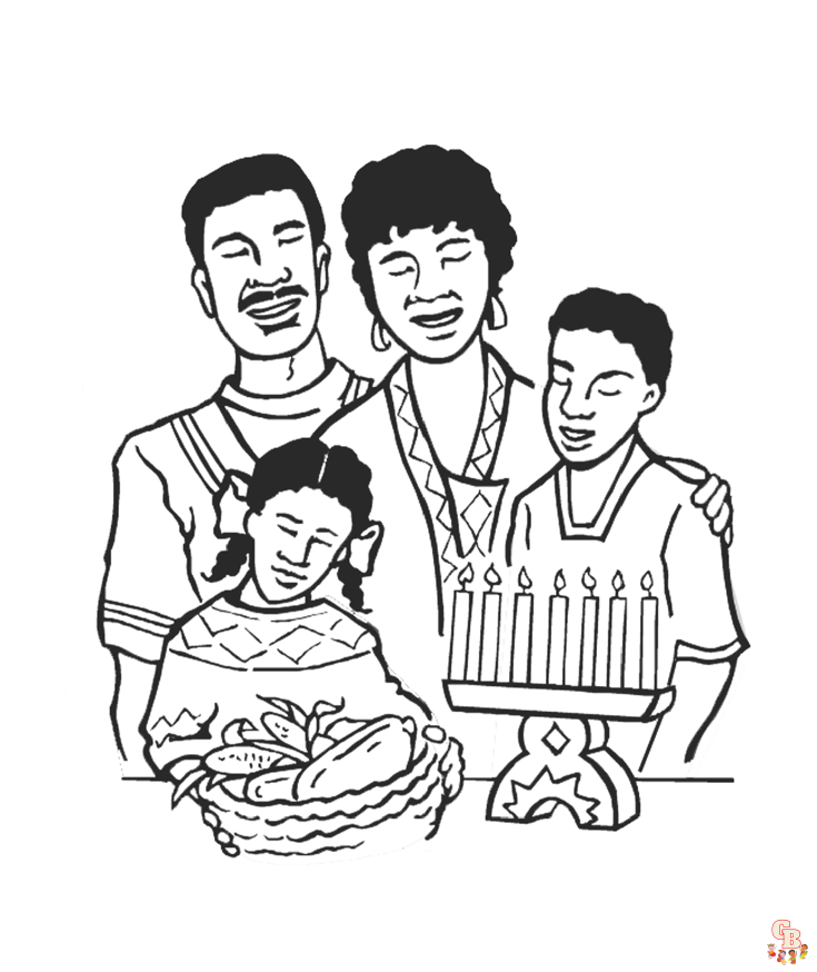 Kwanzaa Coloring Pages 1