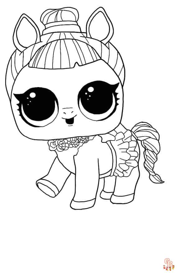 LOL Pets Coloring Pages 12