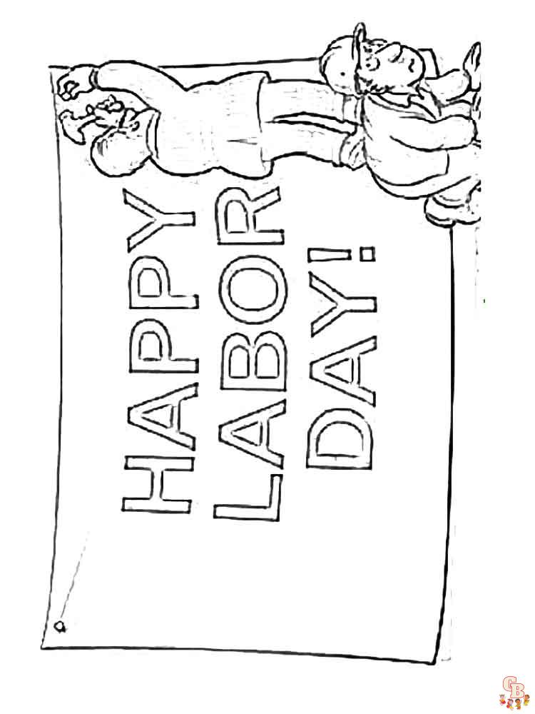Labor Day coloring pages