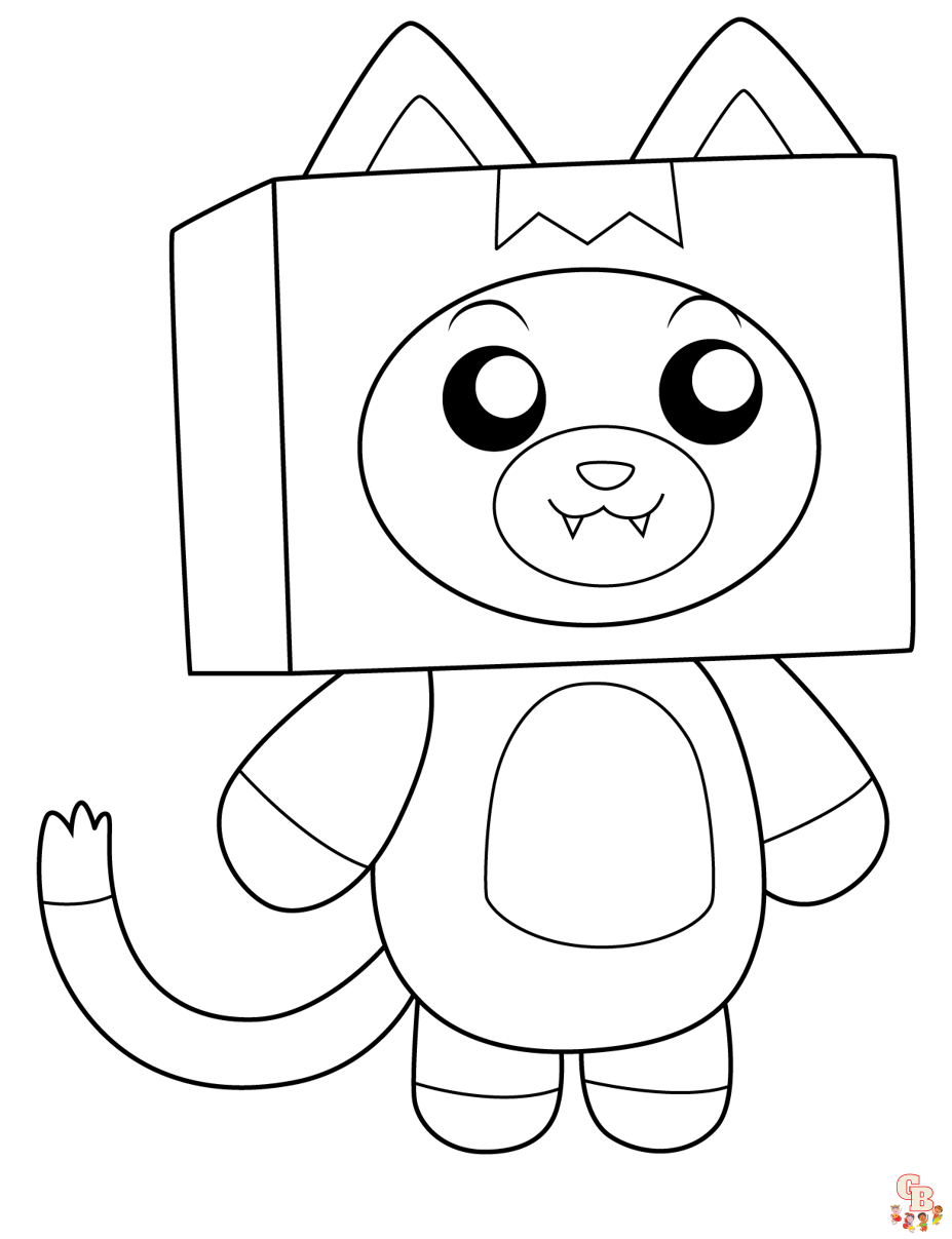 Lankybox Coloring Pages 1