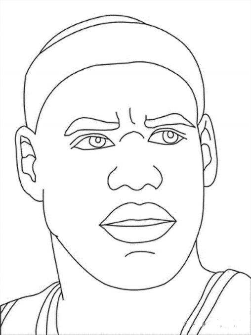 Exciting LeBron James Coloring Pages for Kids - GBcoloring