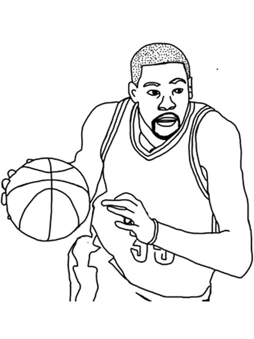 Exciting LeBron James Coloring Pages for Kids - GBcoloring