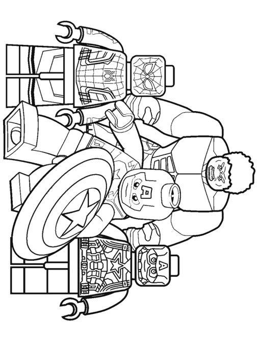 Avengers Coloring Pages - Free Printable Sheets for Kids