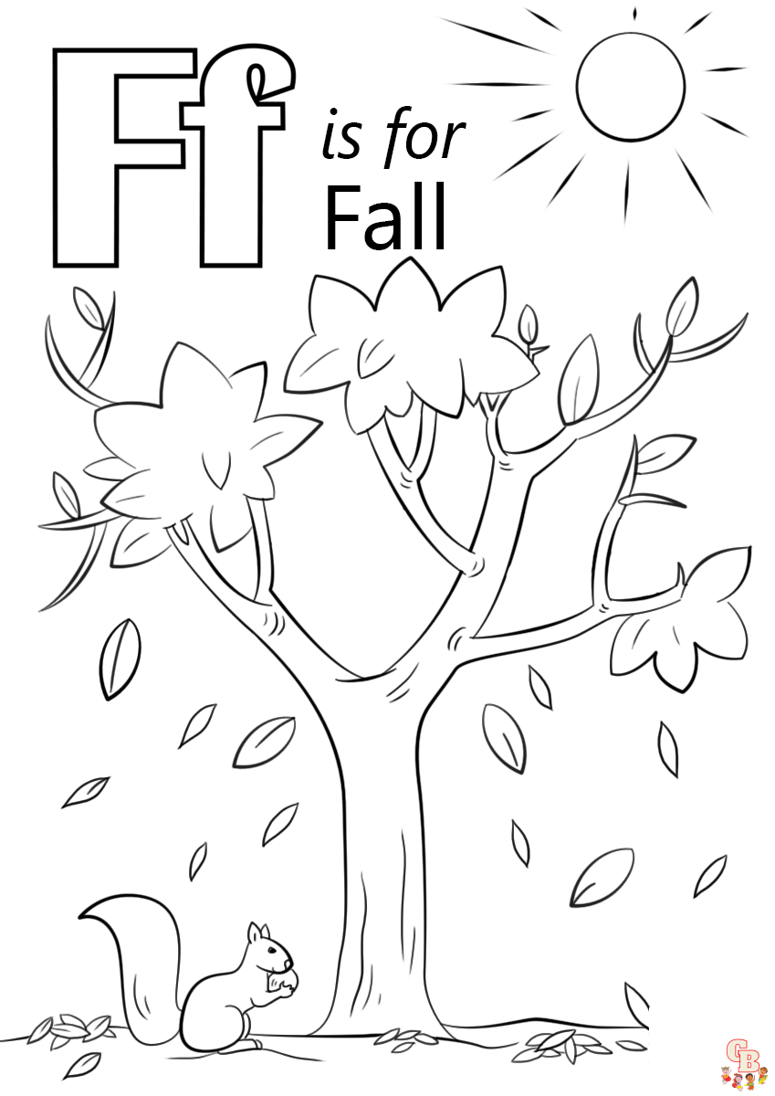 Letter F Coloring Pages For Toddlers - Letter F Coloring Pages 2