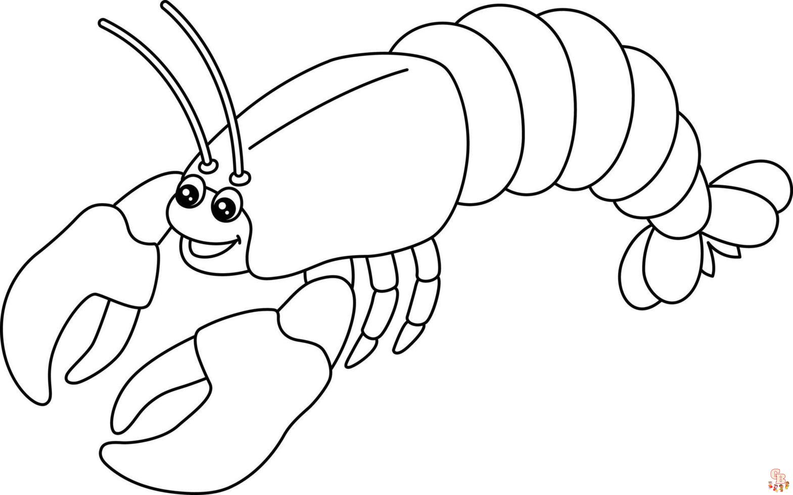 Lobster Coloring Pages 11