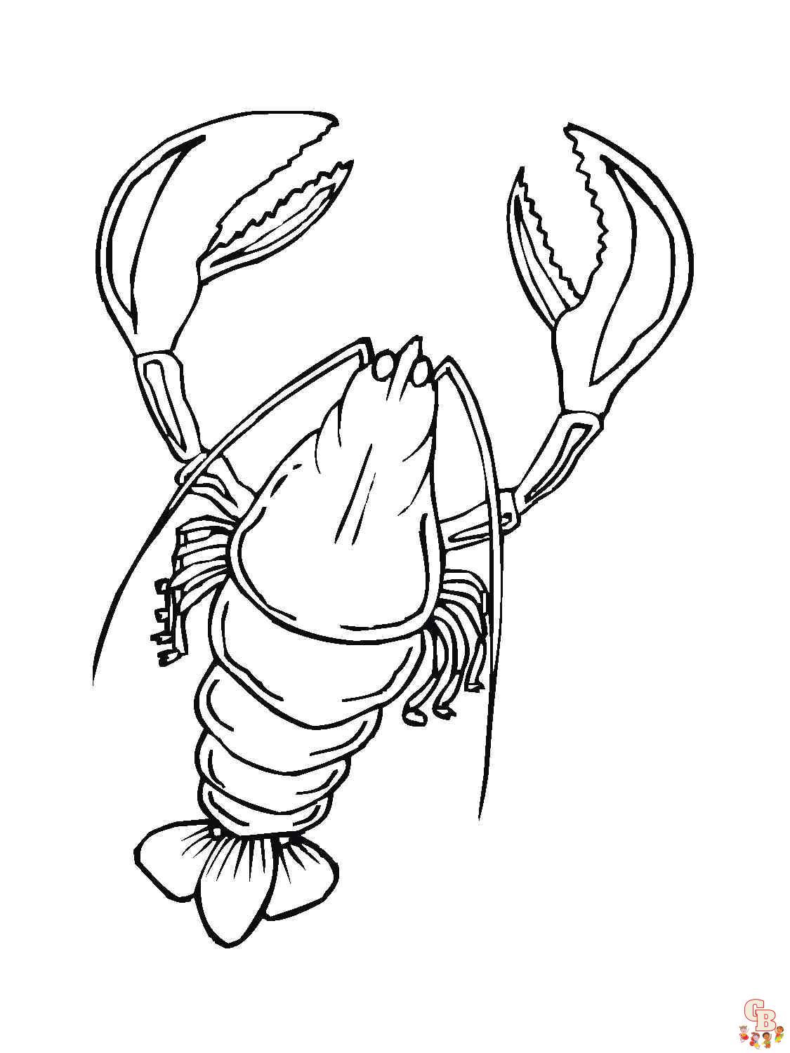 Lobster Coloring Pages 12