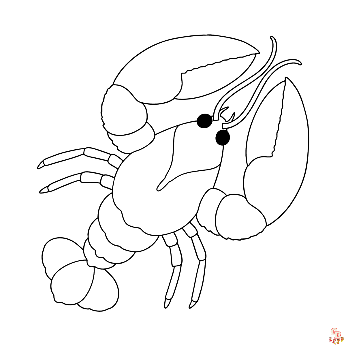 Lobster Coloring Pages 3