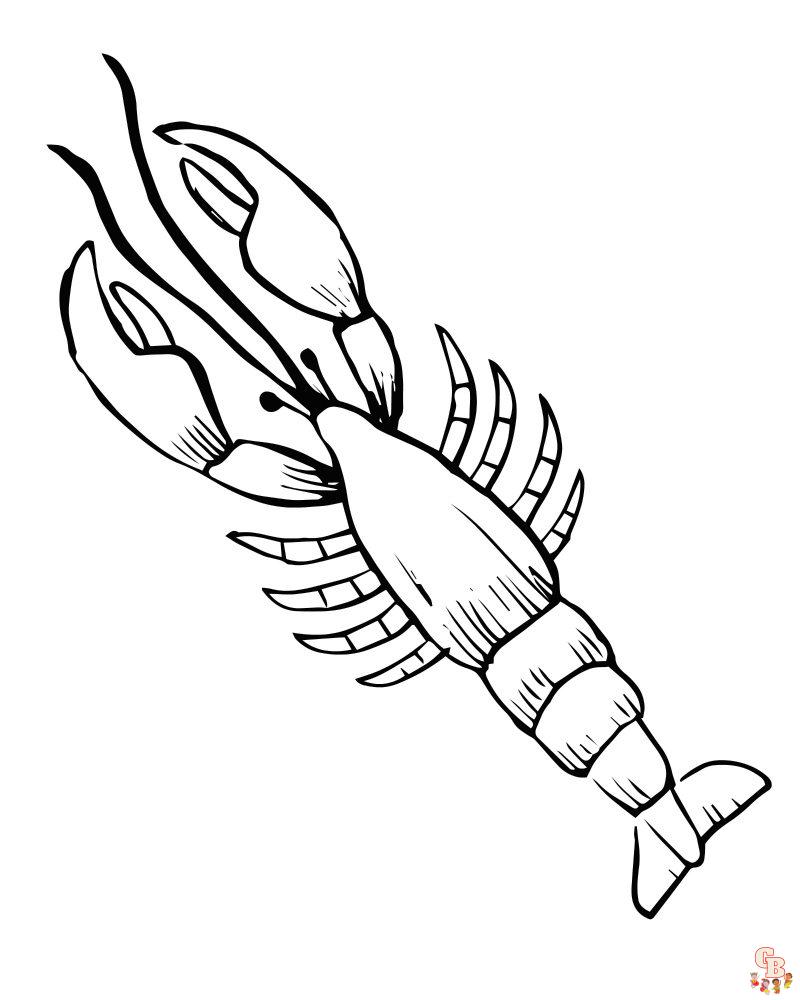Lobster Coloring Pages 5