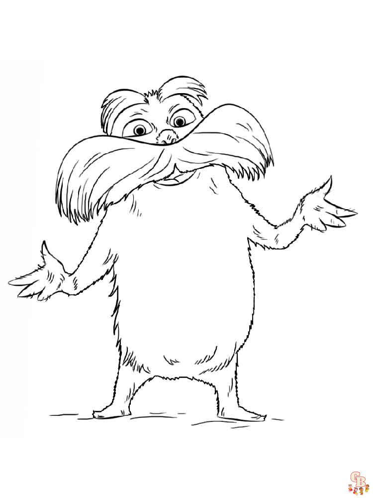 Lorax Coloring Pages 10