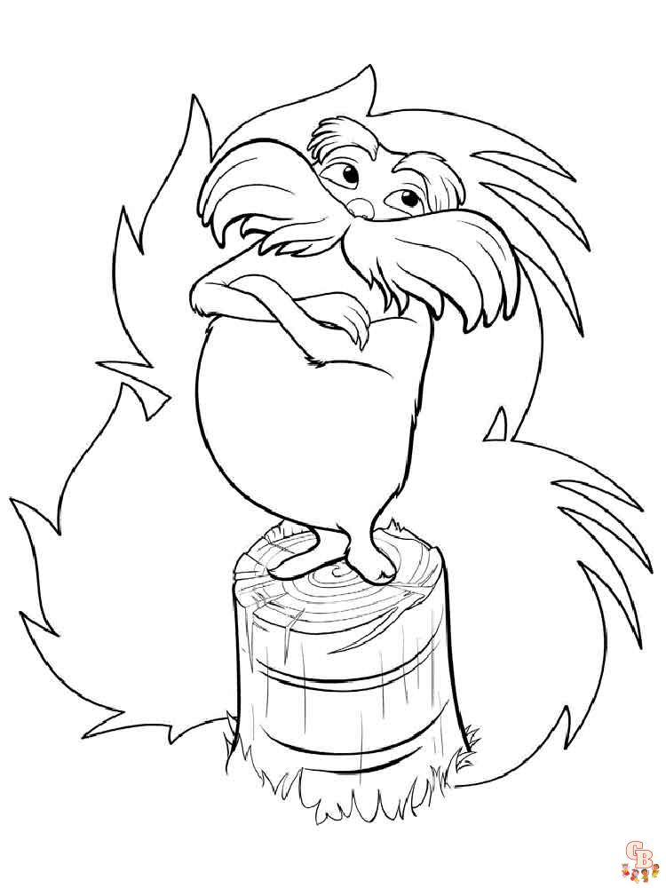 Lorax Coloring Pages 11