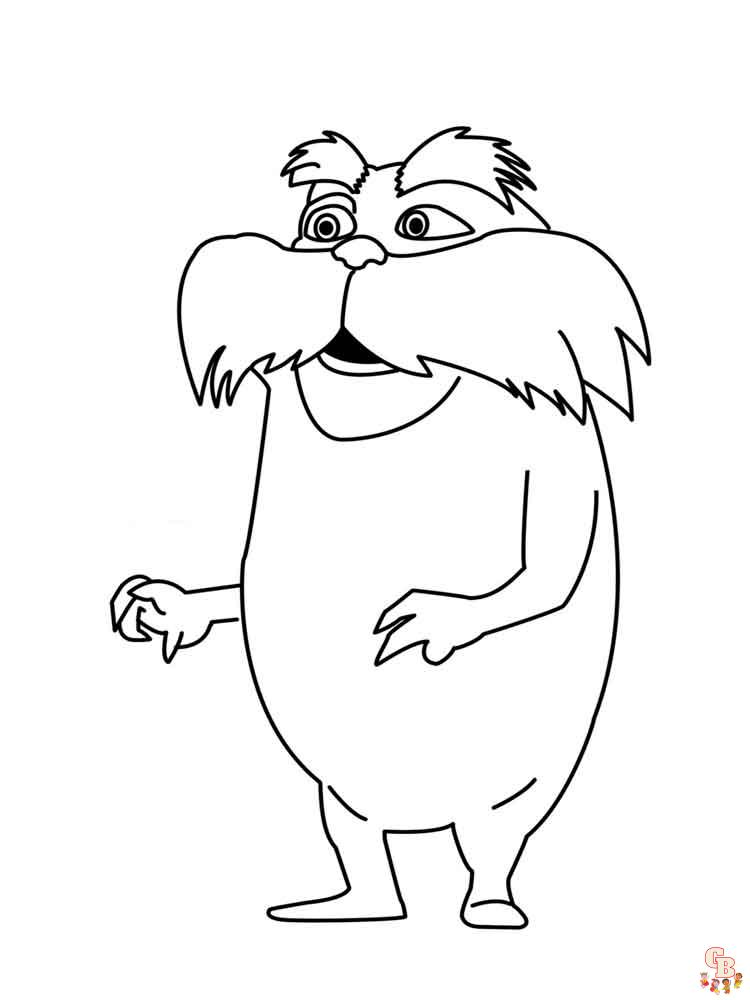 Lorax Coloring Pages 12