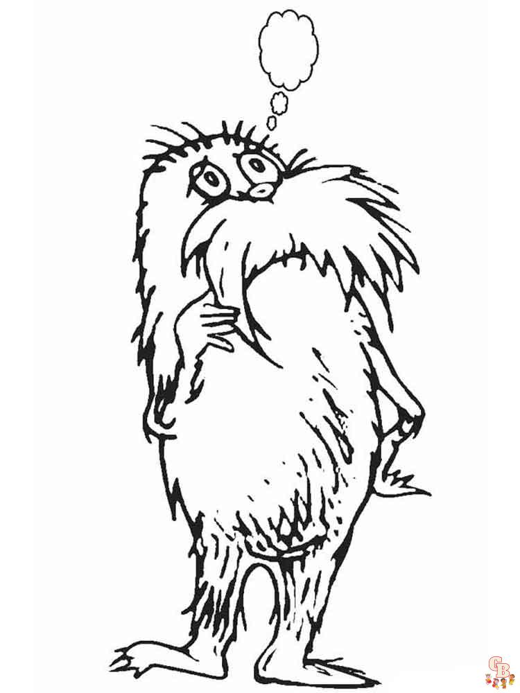 Lorax Coloring Pages 16