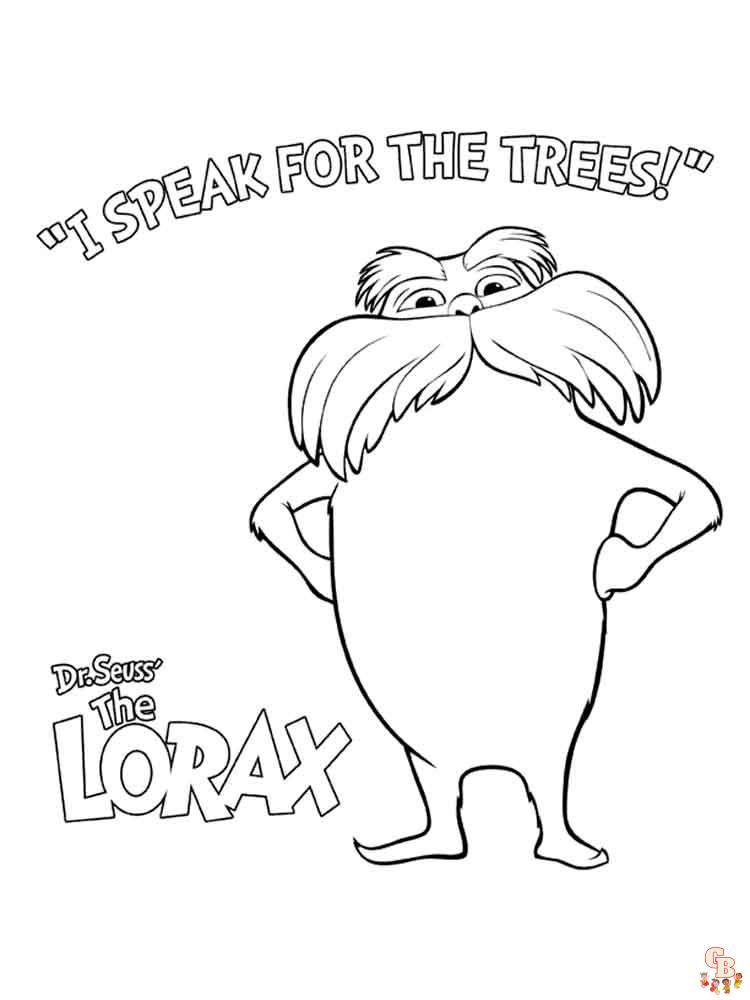 Lorax Coloring Pages 17