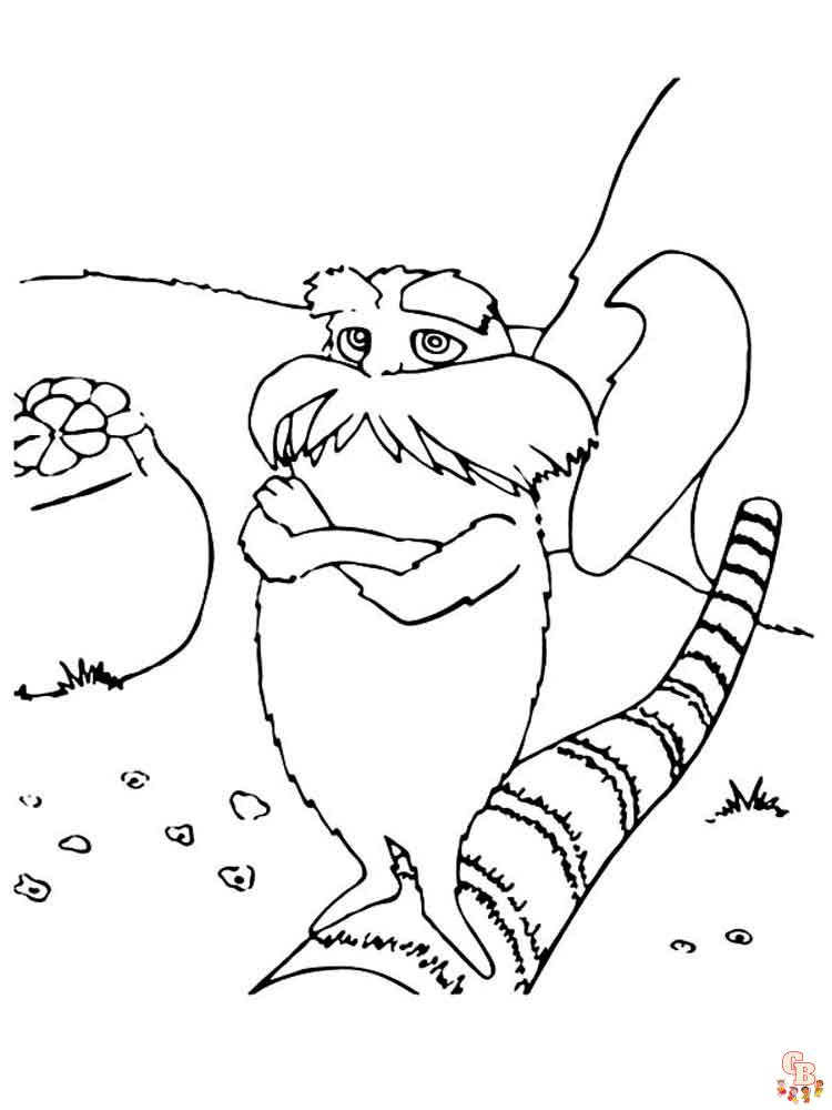 Lorax Coloring Pages 19