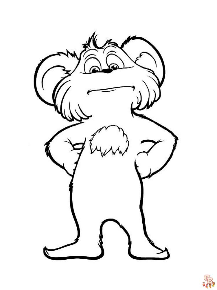 Lorax Coloring Pages 2