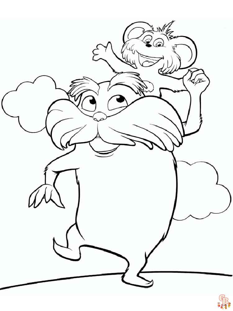 Lorax Coloring Pages 8