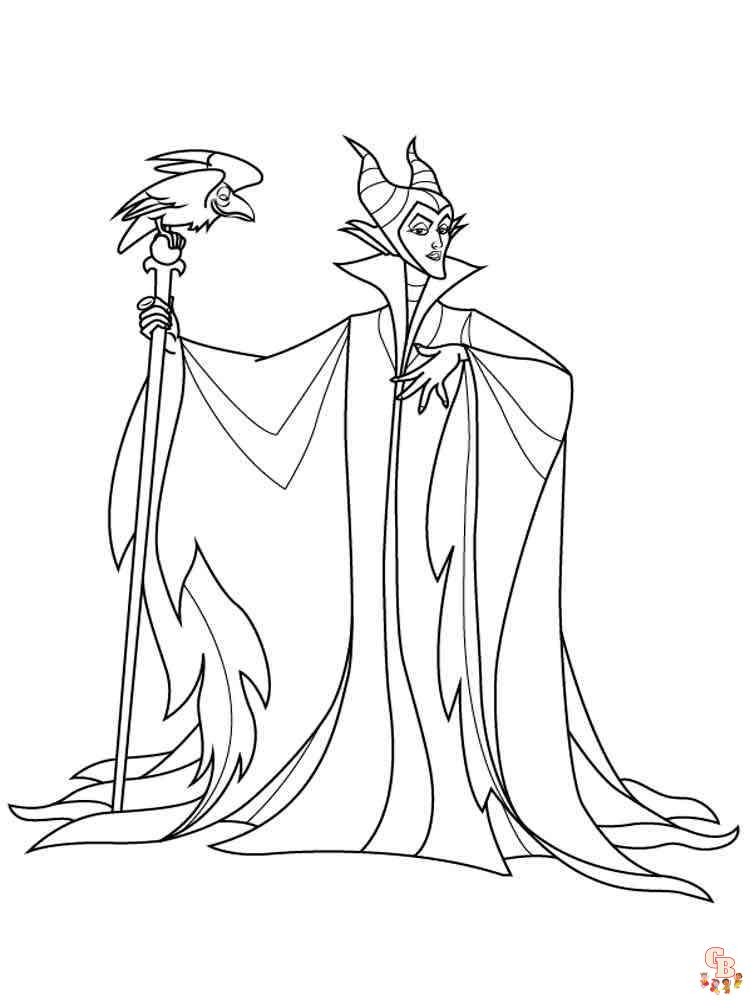 Maleficent Coloring Pages 2