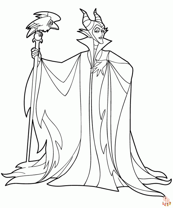 Maleficent Coloring Pages 5
