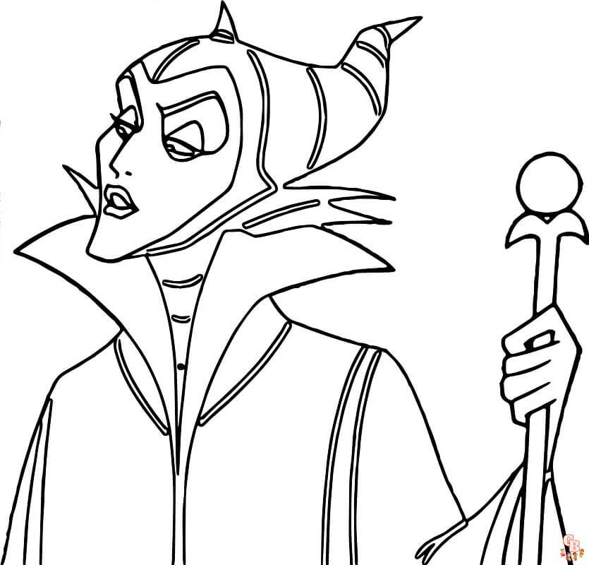 Maleficent Coloring Pages 5
