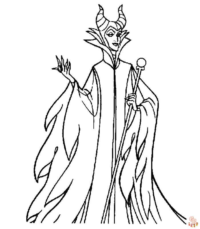 Maleficent Coloring Pages 6