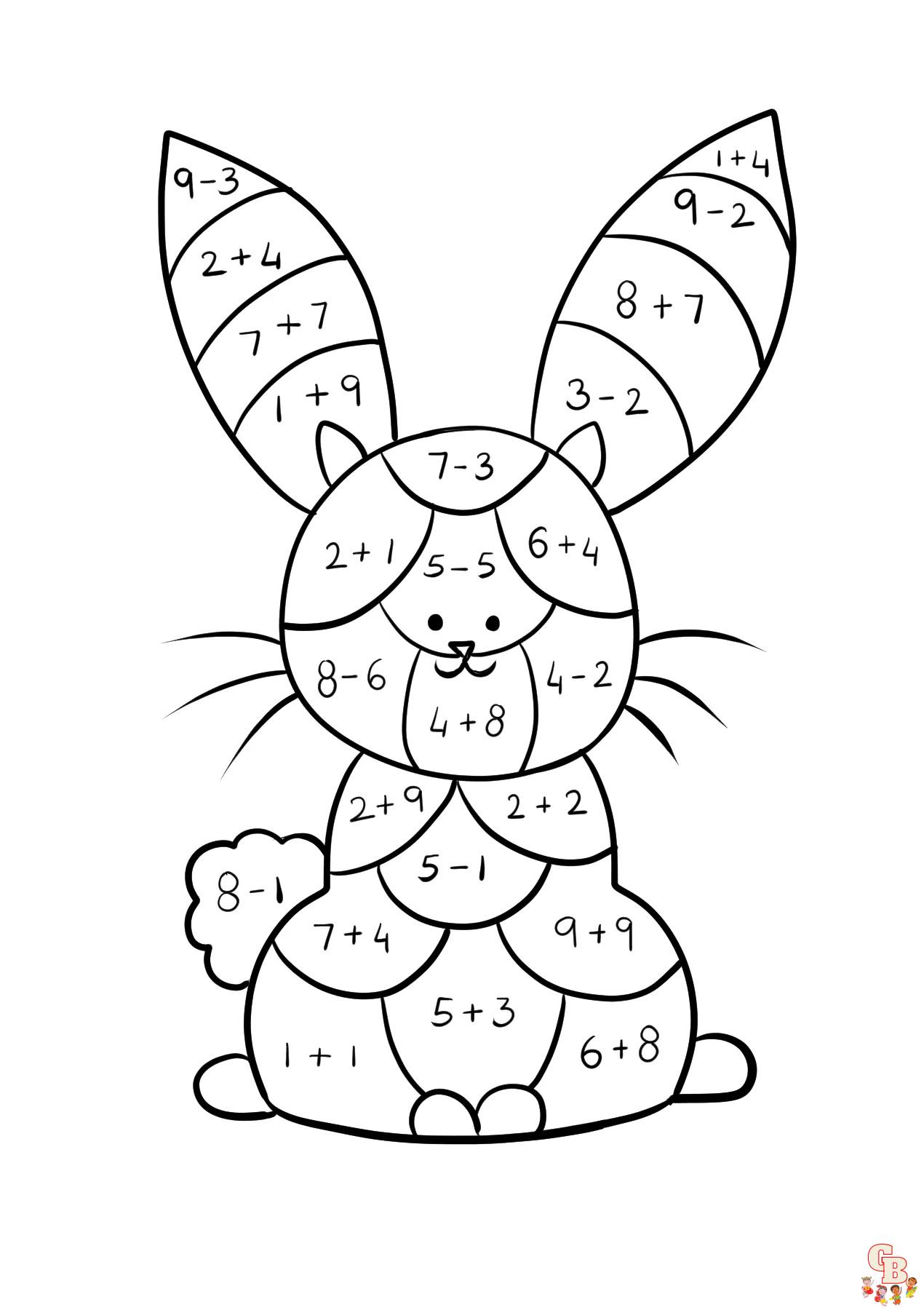 Math Coloring Pages 1