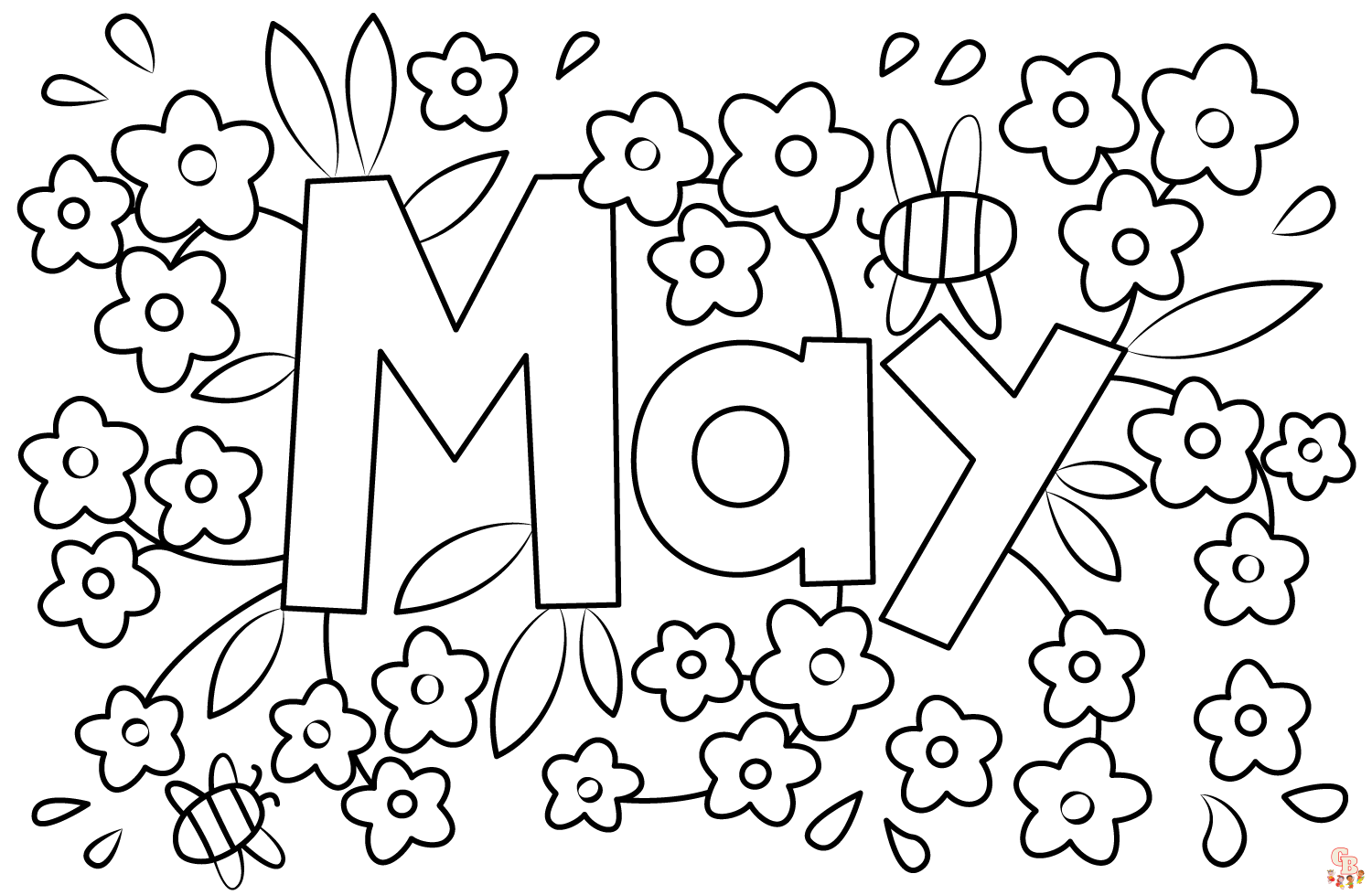 May Coloring Pages