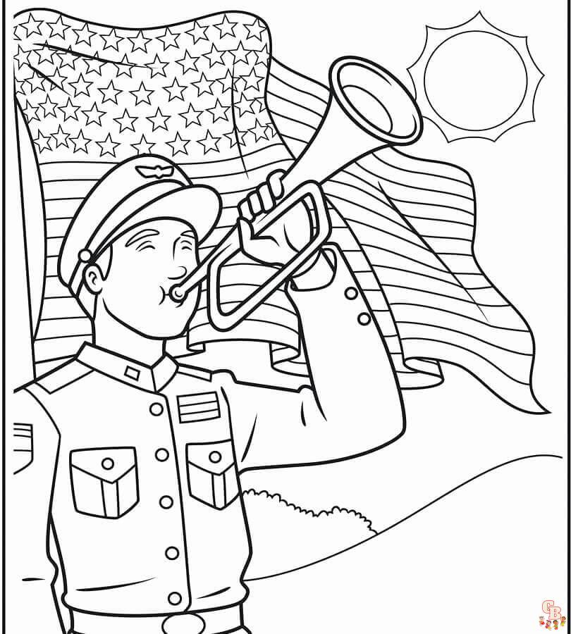 Memorial Day Coloring Pages 1