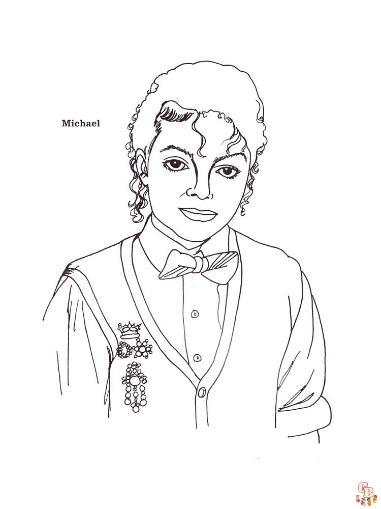 Michael Jackson coloring pages 3