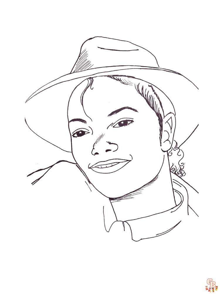 Michael Jackson coloring pages 6