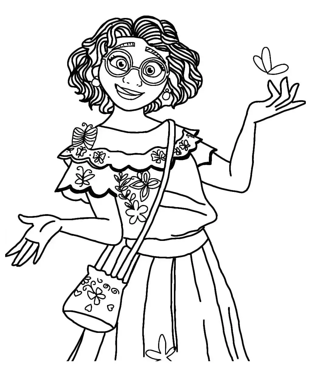 Mirabel Encanto Coloring Pages 1