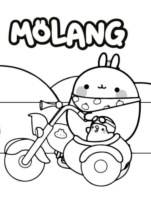 Molang Coloring Pages Una guía para imprimir gratis y fácil