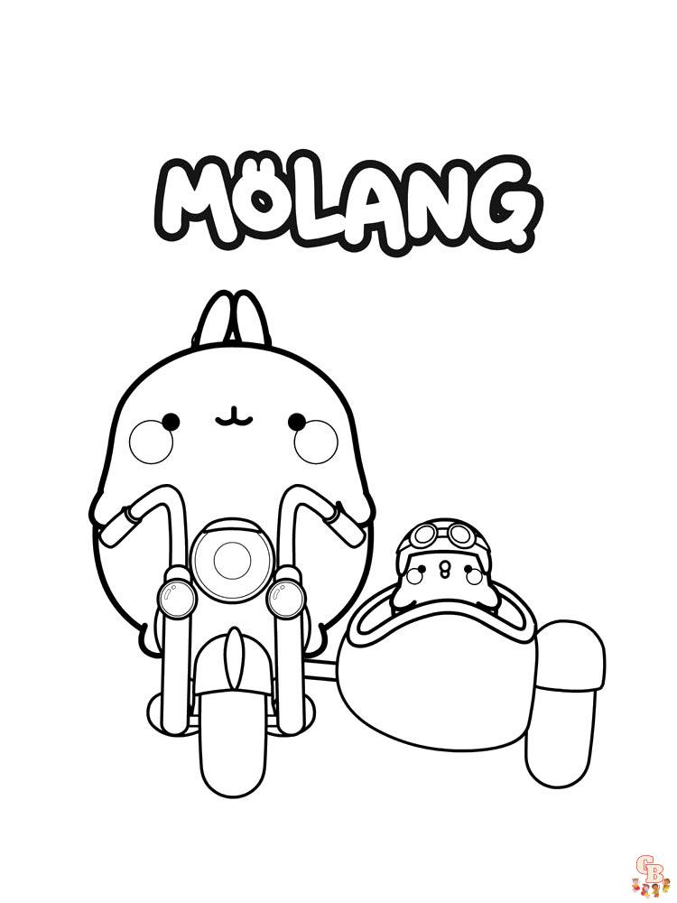 Molang Coloring Pages