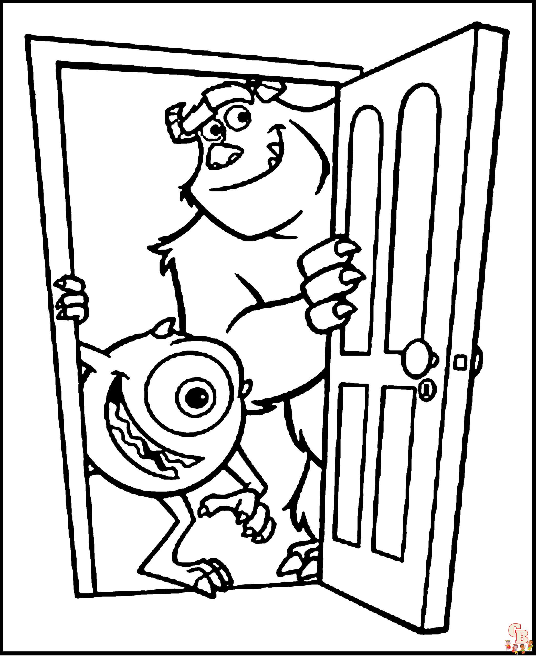 Monsters Inc Coloring Pages 3 1