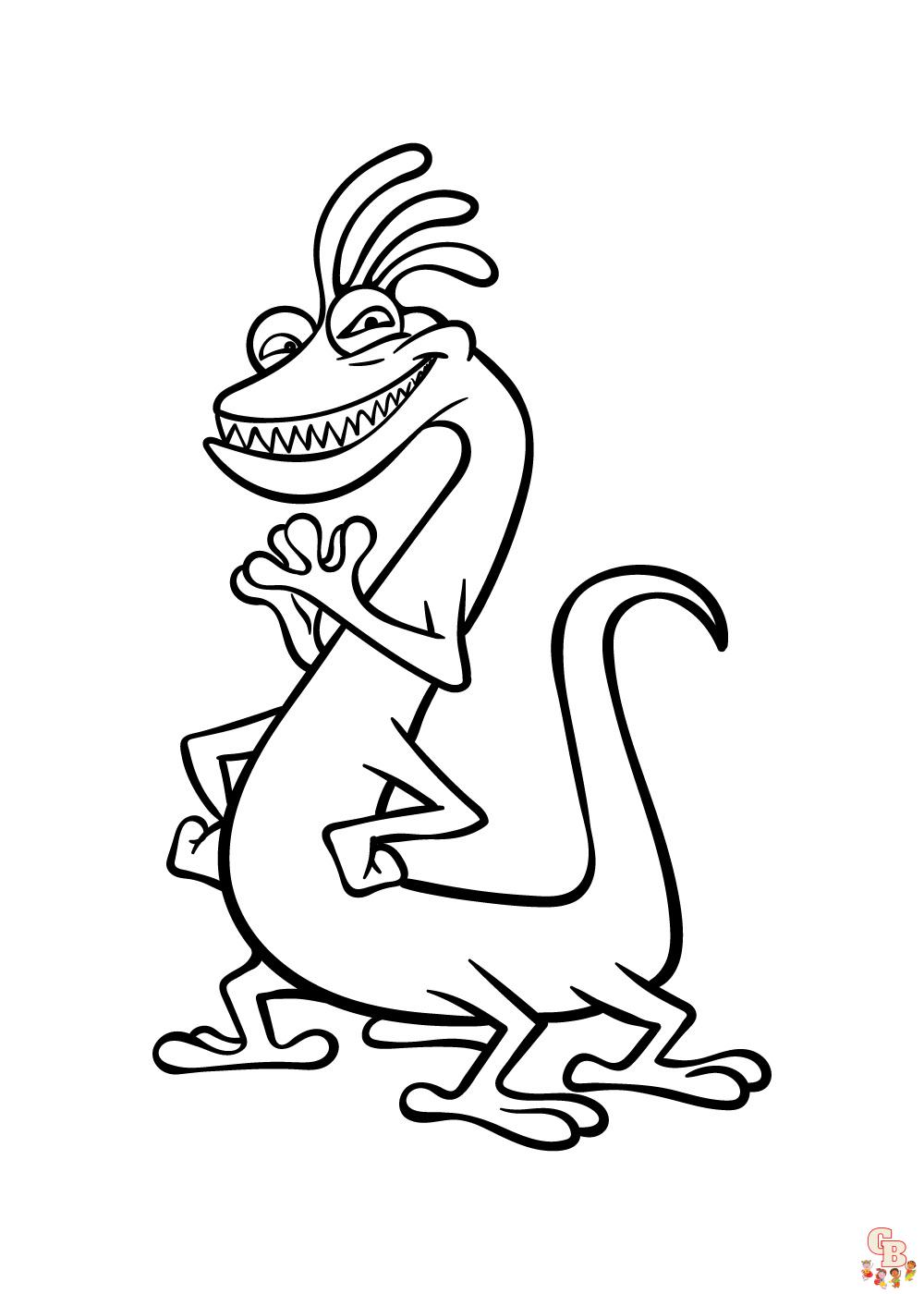 Monsters Inc Coloring Pages 4