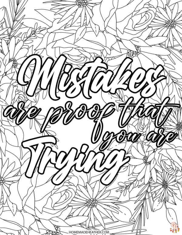 Motivational Coloring Pages 12
