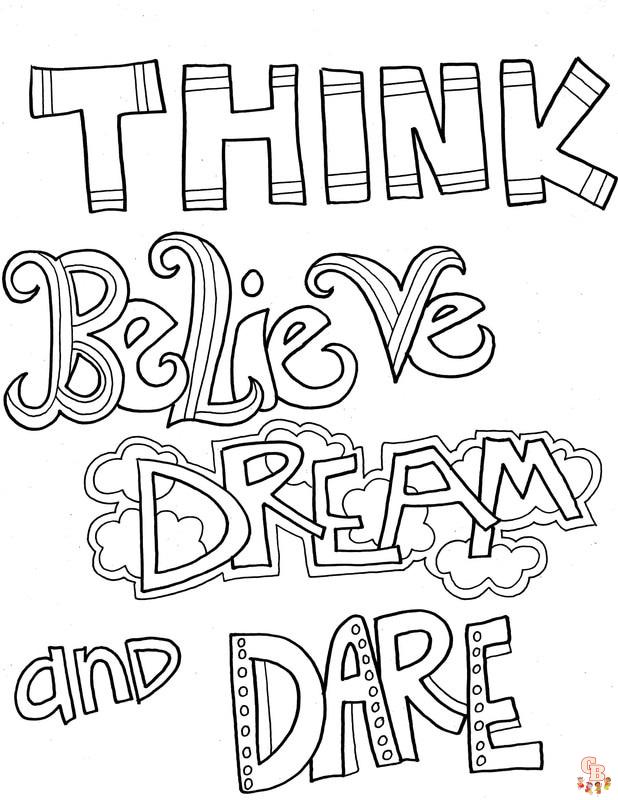 Motivational Coloring Pages 15