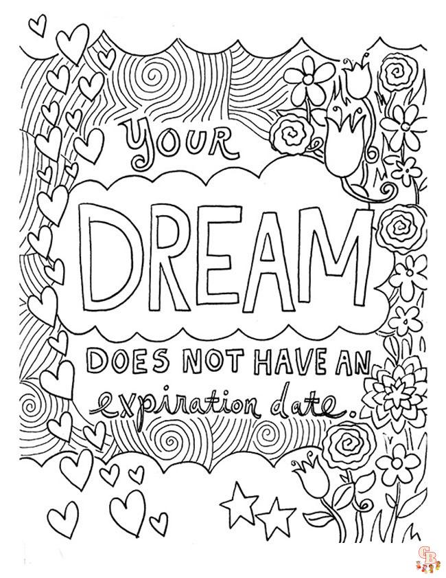 Motivational Coloring Pages 16