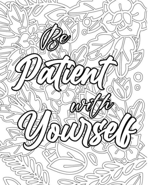 Motivate Yourself with Free Printable Motivational Coloring Pages