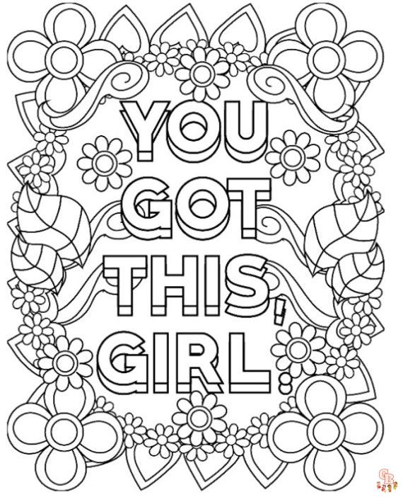 Motivational Coloring Pages 20