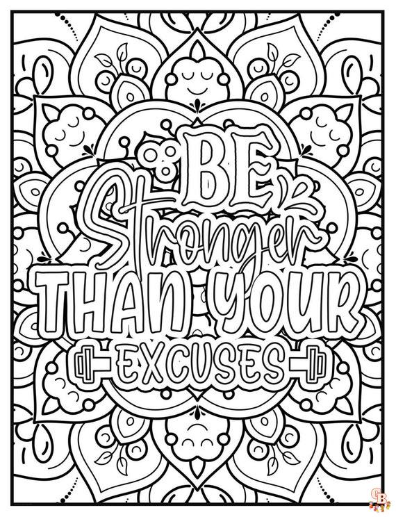 Motivational Coloring Pages 8