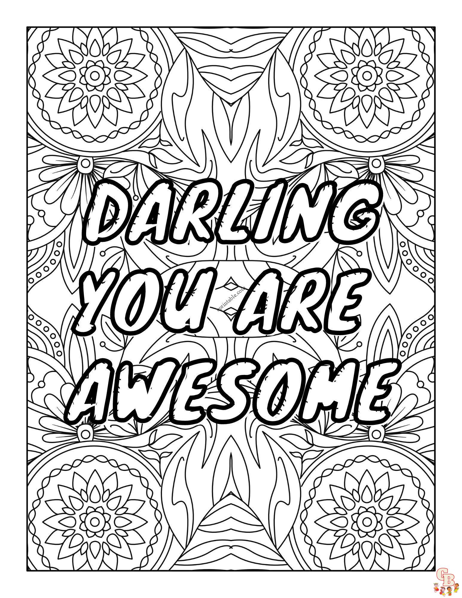 Motivational Coloring Pages 9