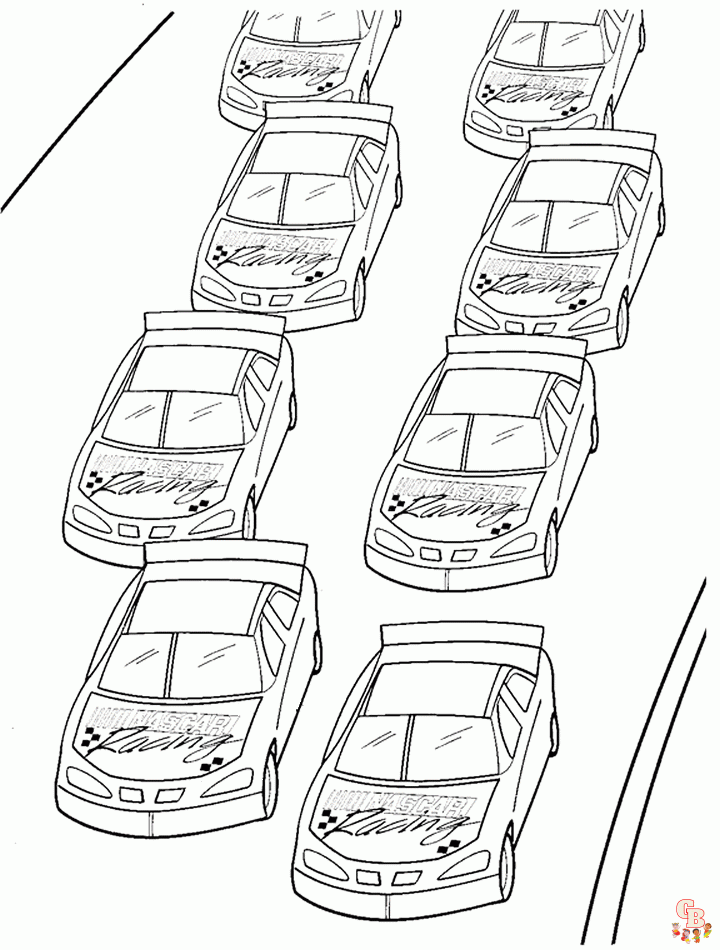 NASCAR Coloring Pages 1