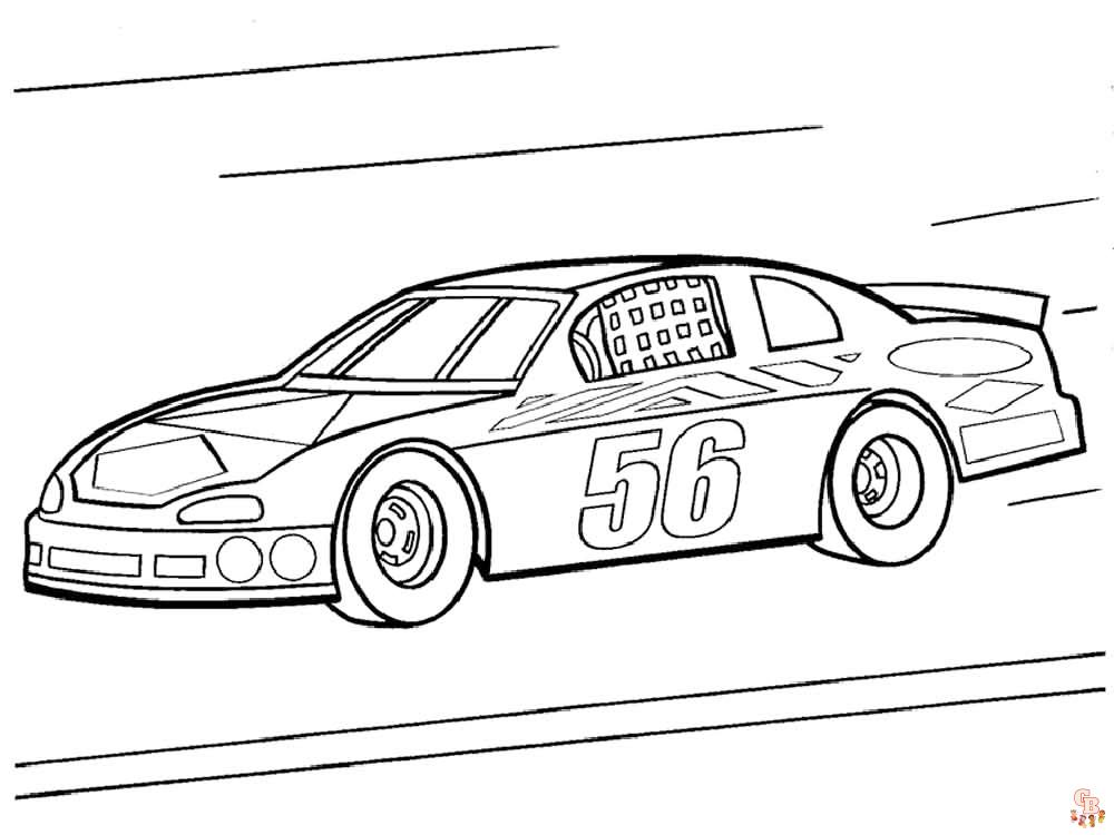 NASCAR Coloring Pages 3