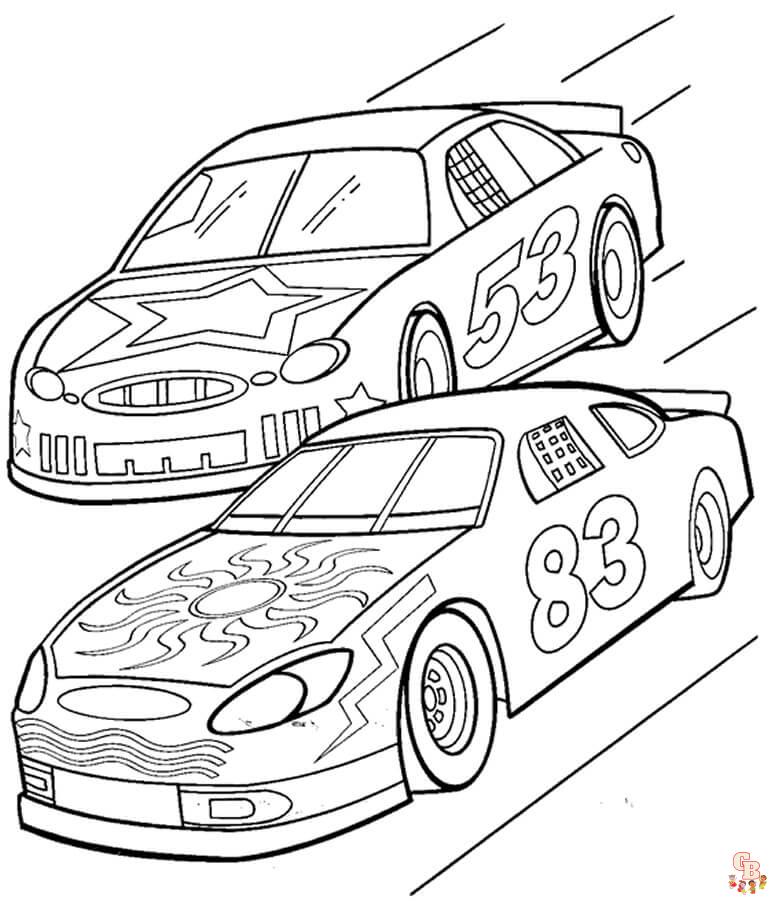 NASCAR Coloring Pages 5