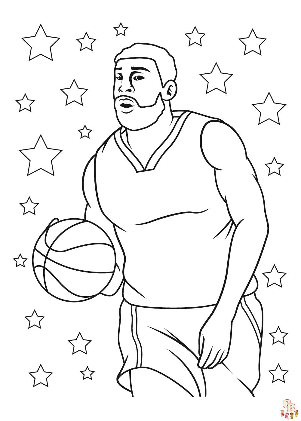 NBA Coloring Pages 2