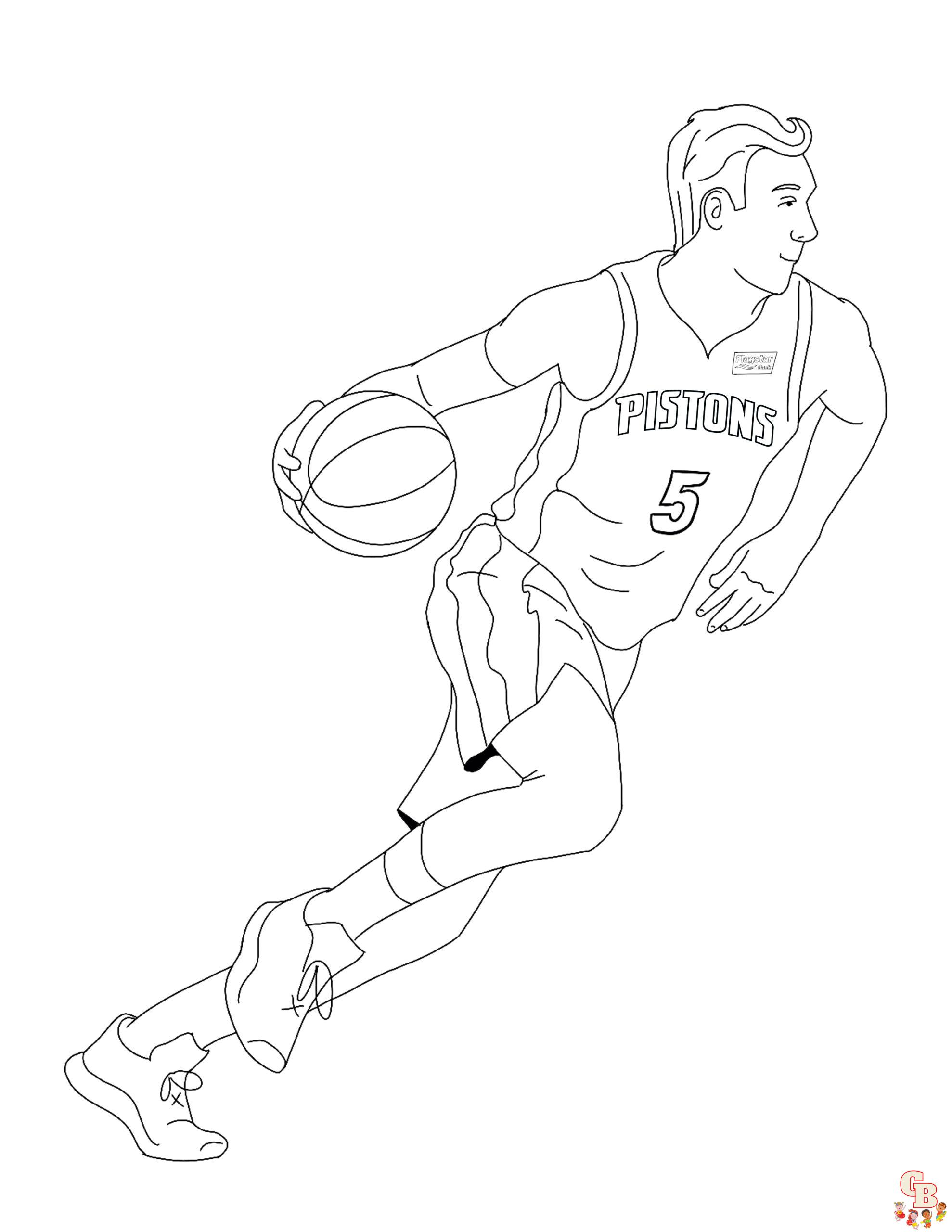 NBA Coloring Pages 5