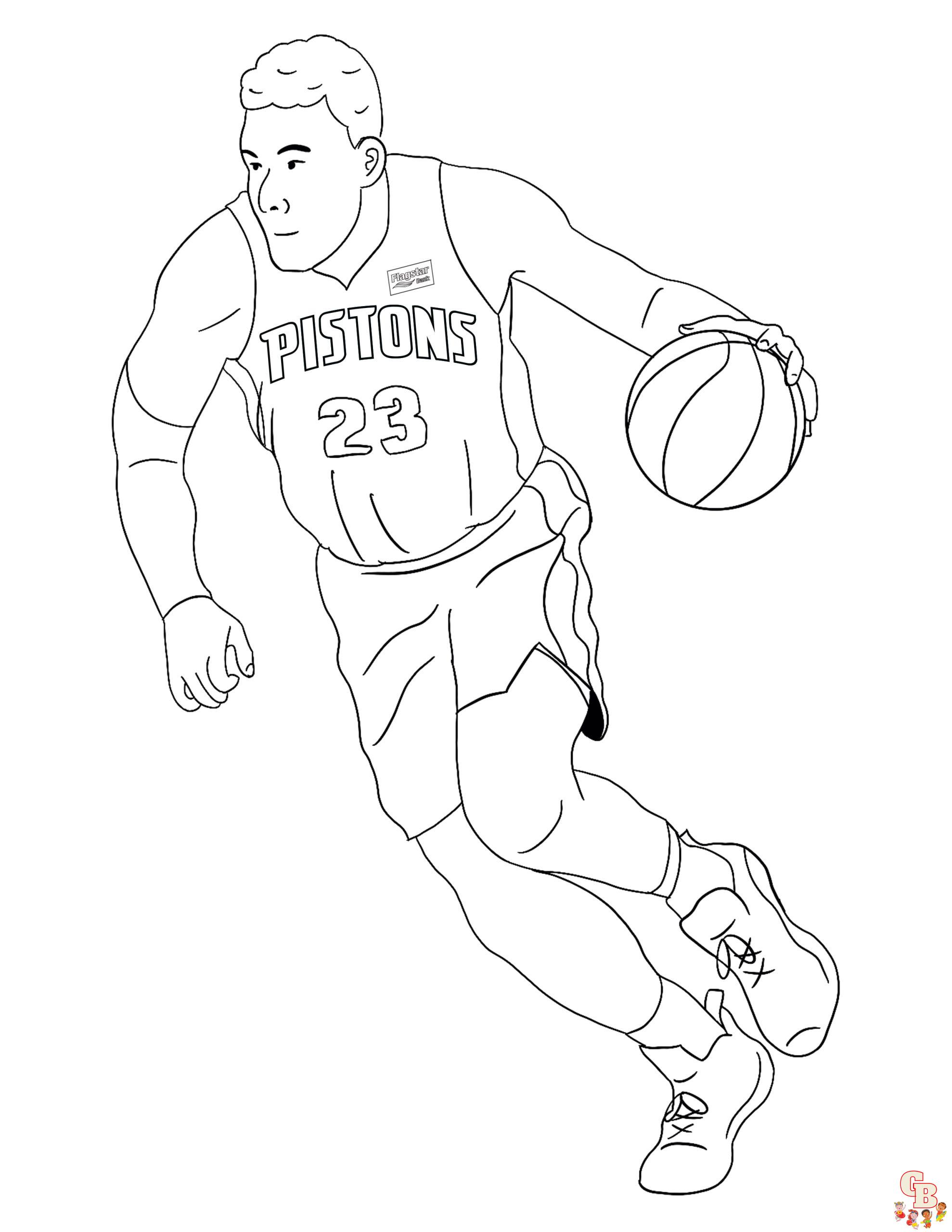 Michael Jordan NBA Basketball Coloring Pages - Get Coloring Pages