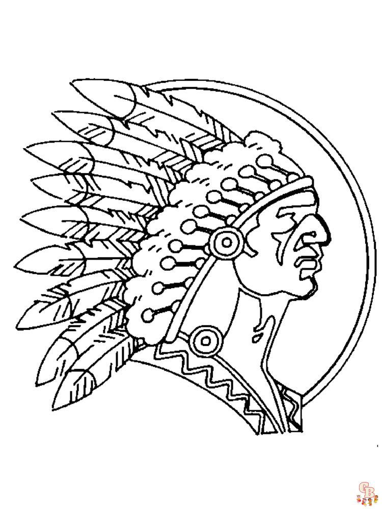 Native American Coloring Pages 12